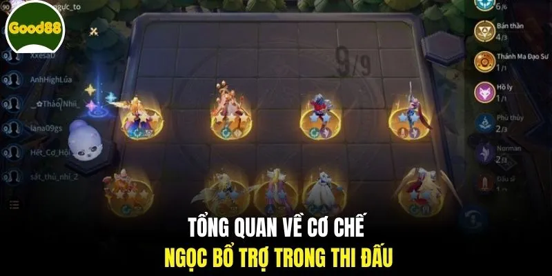 Tổng quan về cơ chế ngọc bổ trợ trong thi đấu